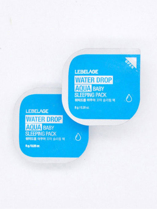 Lebelage Ночная увлажняющая маска для лица с гиалуроновой кислотой / Water Drop Aqua Baby Sleeping Pack, 8 г