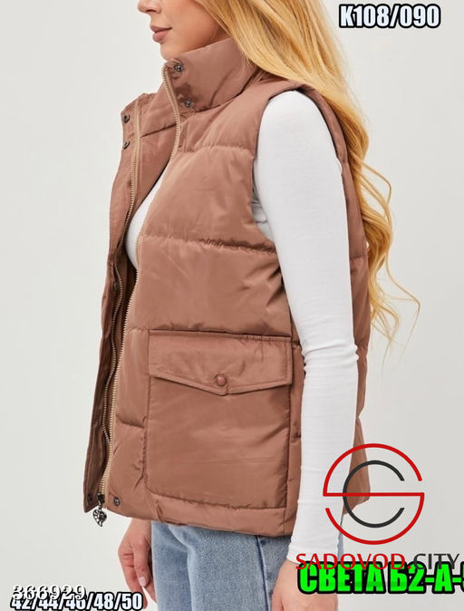 Жилетка женская с карманами - Bruno фото 5