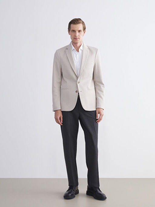 Dar Kal?p Erkek Blazer Ceket