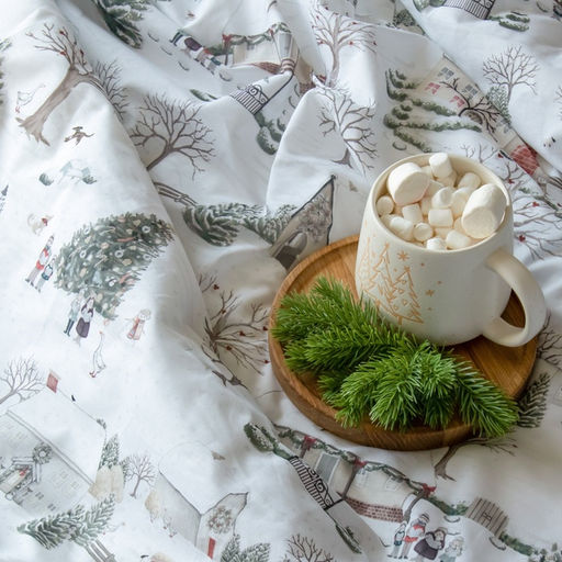 Постельное бельё Этель Winter countryside евро 200х217 см,220х240 см,70х70 см -2 шт,поплин 125 г/м2  фото 8