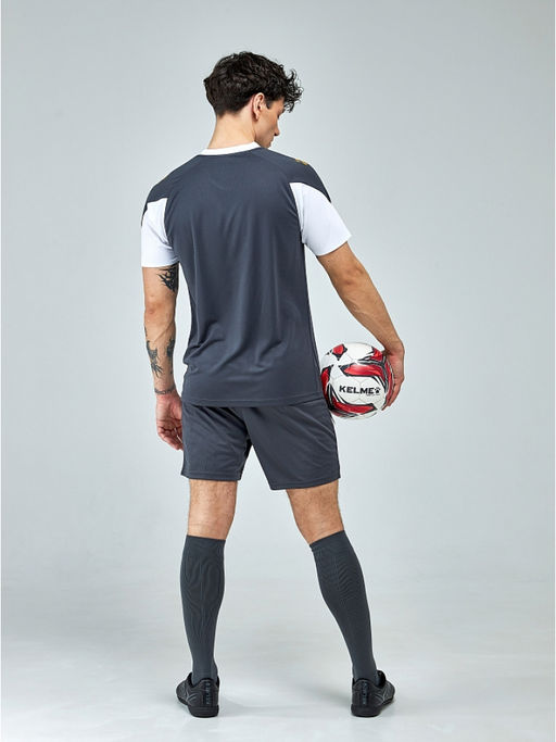 Футбольная форма KELME Short-Sleeved Football Suit Dark Grey