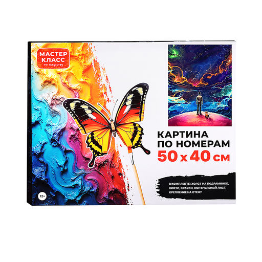 Набор для рисования "Картина по номерам 50х40 см. Странник"