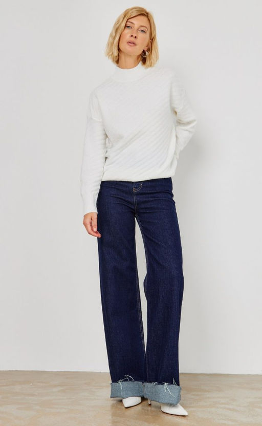 Джемпер женский F322-15105 молочный - Fine joyce фото 5