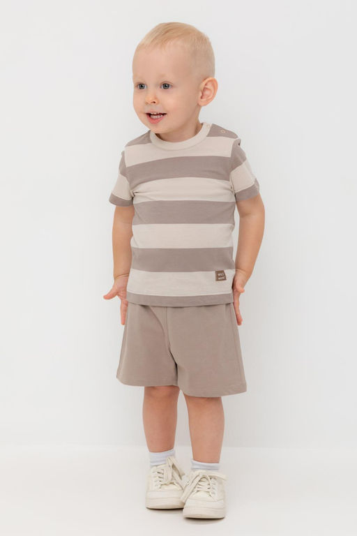 КР 400658/коричневый к552 шорты д/мал яс