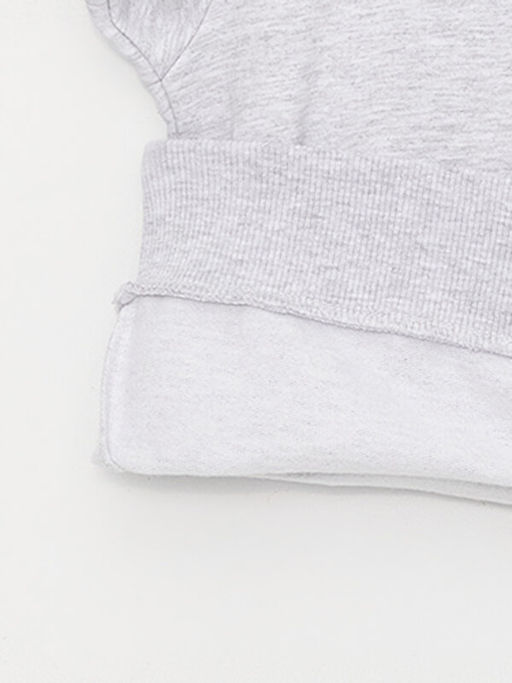 Bisiklet Yaka Bask?l? Uzun Kollu Erkek ?ocuk Sweatshirt - Waikiki фото 3