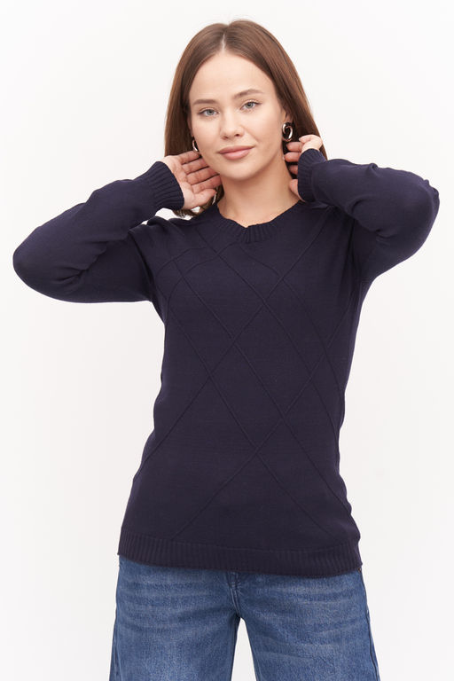 Джемпер М 16-022/темно-синий - Lady style фото 3