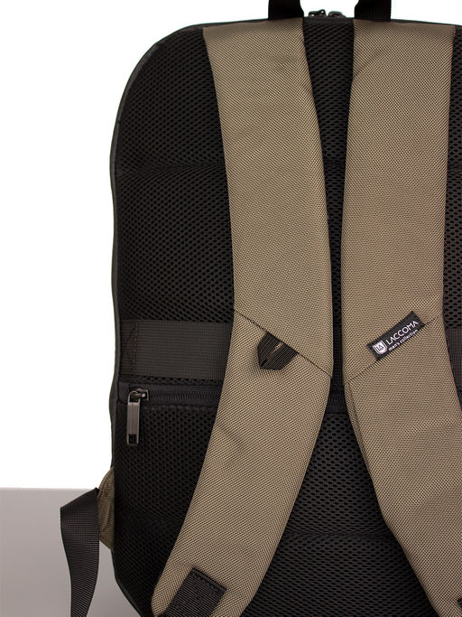LACCOMA рюкзак LT2006-хаки полиэстр+эко кожа полиэстр