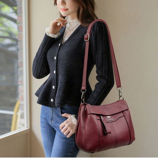 KAIDIFEINIROO Сумка женская с двумя ремнями 8722  фото 55