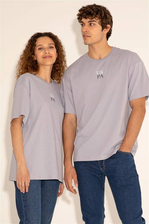 Мужская серая футболка - U.s. polo assn фото 9