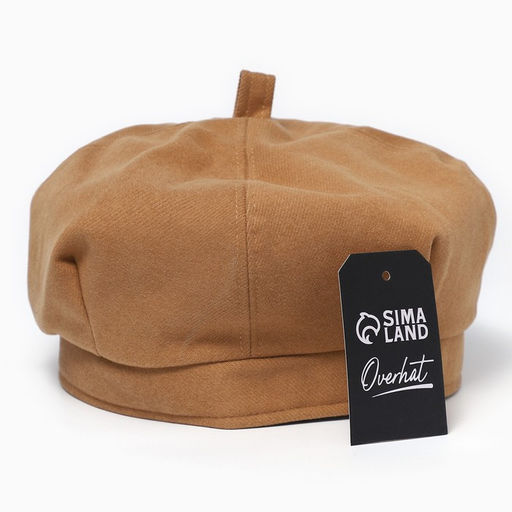 Берет, цвет песочный, р-р 56см - Overhat фото 7