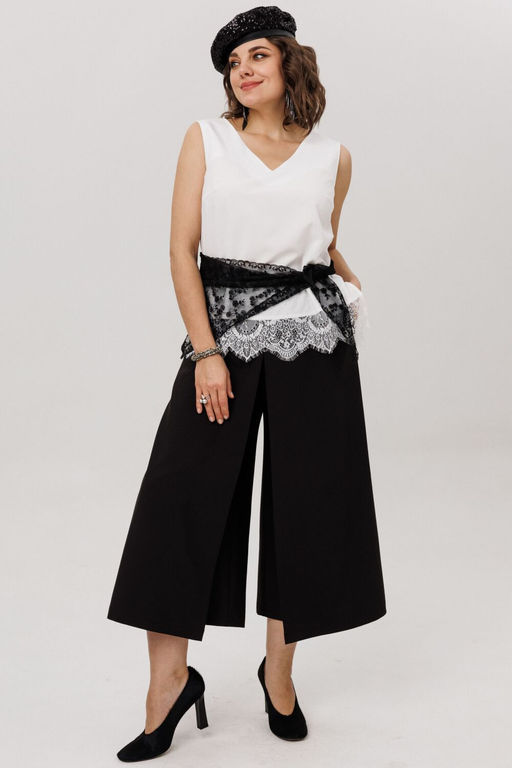 Брюки ANELLI 1787 самурай-кюлоты фото 3