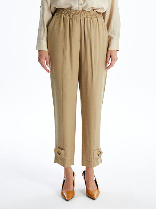 Beli Lastikli Kad?n Pantolon