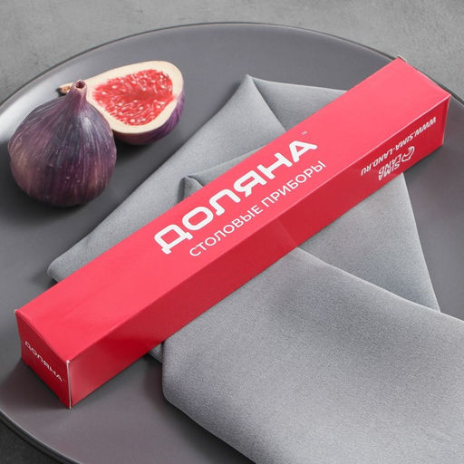 Цена за 3 шт. Нож столовый из нержавеющей стали Доляна Нордик, длина 20,2 см, толщина 2 мм, цвет серебряный  фото 4