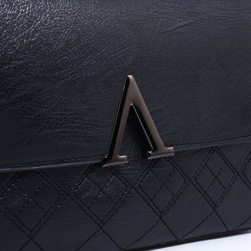 Сумка-клатч на магните, длинный ремень, цвет чёрный - Simaland фото 4