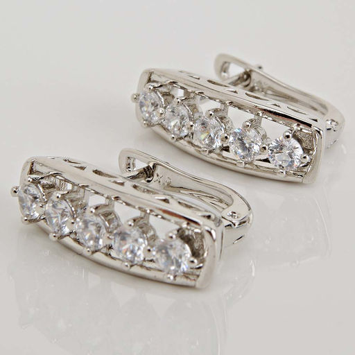 XUPING Кольцо/Серьги с английским замком арт. 28 0257 (id 280301) - Rada фото 4