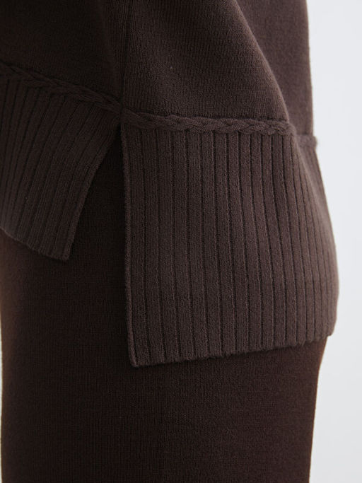 Bisiklet Yaka Kad?n Triko Kazak