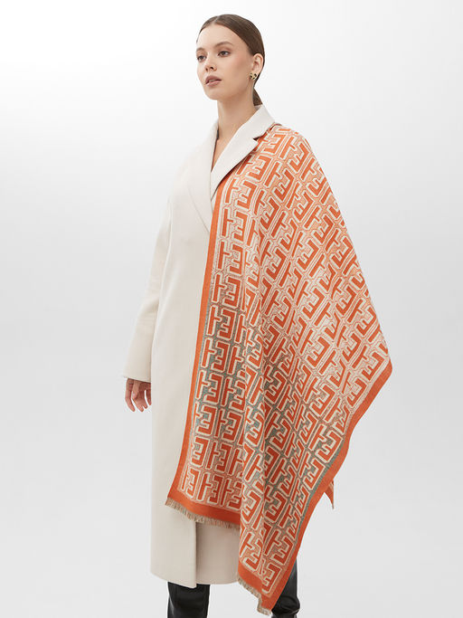 в составе ШЕРСТЬ и КАШЕМИР Большой, мягкий, теплый двусторонний палантин - Tantino фото 3