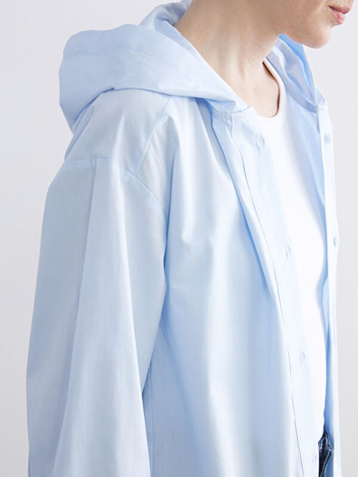 Kap??onlu Oversize Kad?n G?mlek