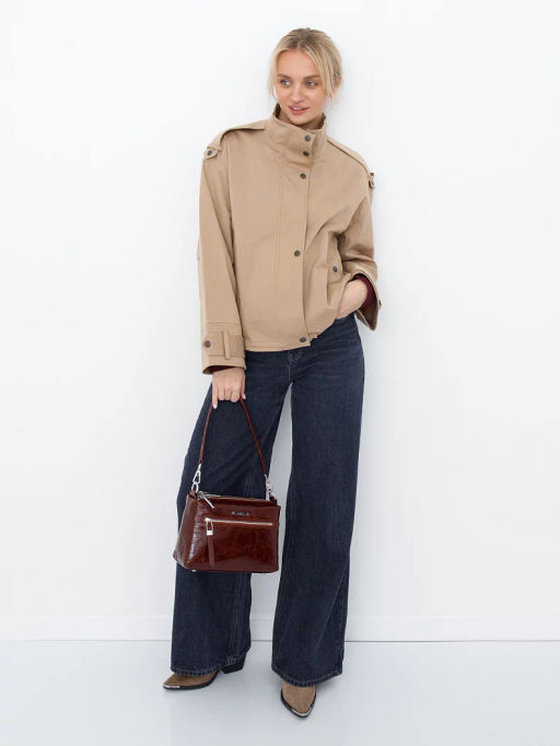 Сумка 0835CB brown Polina&Eiterou