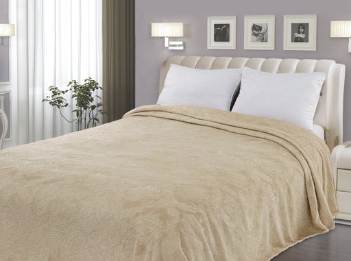 АРТ 002 Покрывало- плед с тиснением 200*220 "Морская ракушка"