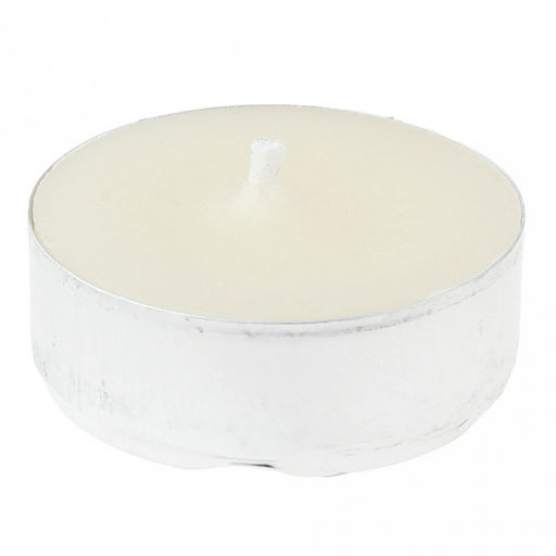 Свеча чайная "Ваниль" д3,7см, h1,5см, ароматизированная, парафин, малая, время горения 4 часа, 15гр, набор 6шт (Россия)