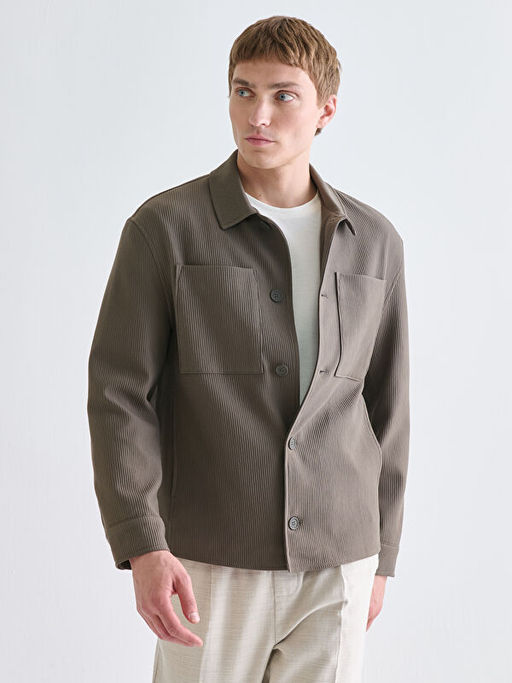 G?mlek Yaka Erkek Ceket