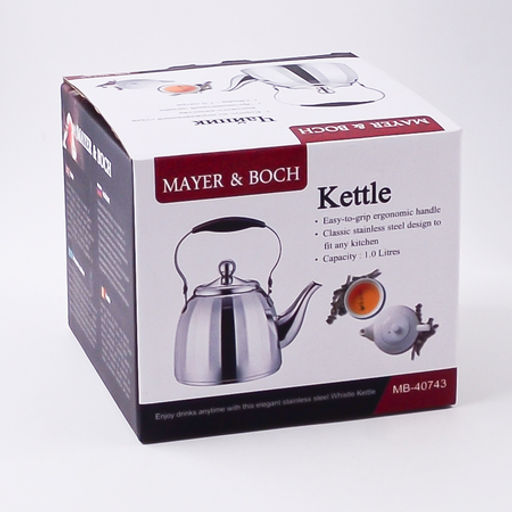 40744 Чайник заварочный 1,5 л с фильтром нерж/ст MB (х24) - Mayer&boch фото 7
