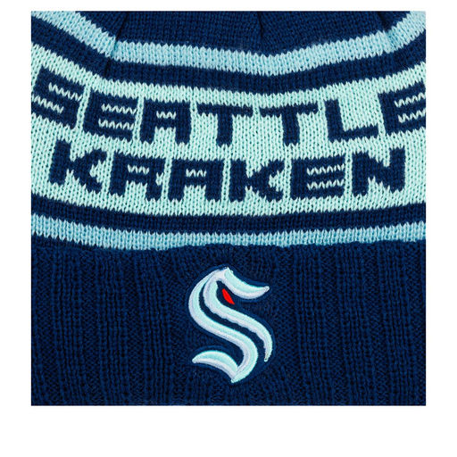 Шапка AMERICAN NEEDLE арт. 42812A-SEK Seattle Kraken Pillow NHL (темно-синий / голубой) фото 2
