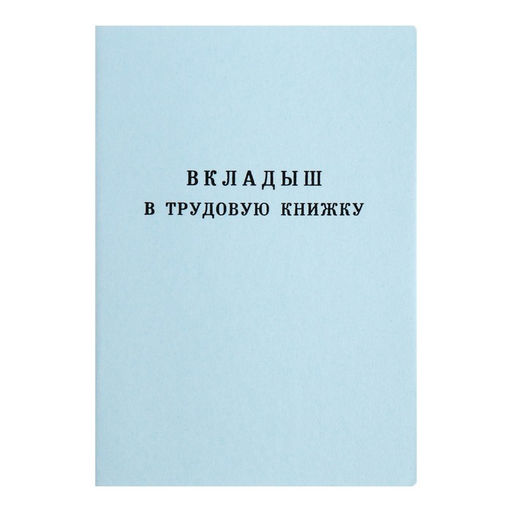 Цена за 2 шт. Вкладыш в трудовую книжку без голограммы