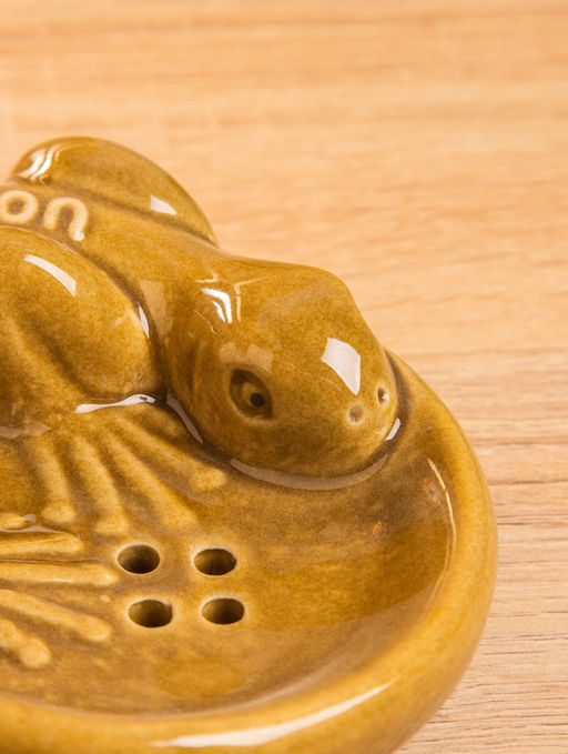 Мыльница Хвостатый геккон, 11113 см, керамика, коричневая - Simaland фото 5