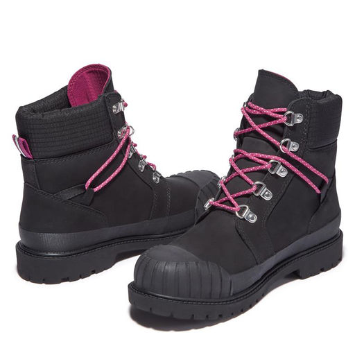 Ботинки Timberland 6 Inch Premium Boot Rubber Toe WP черные  фото 3