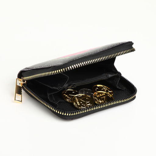 Кошелёк на молнии Never regret, чёрный