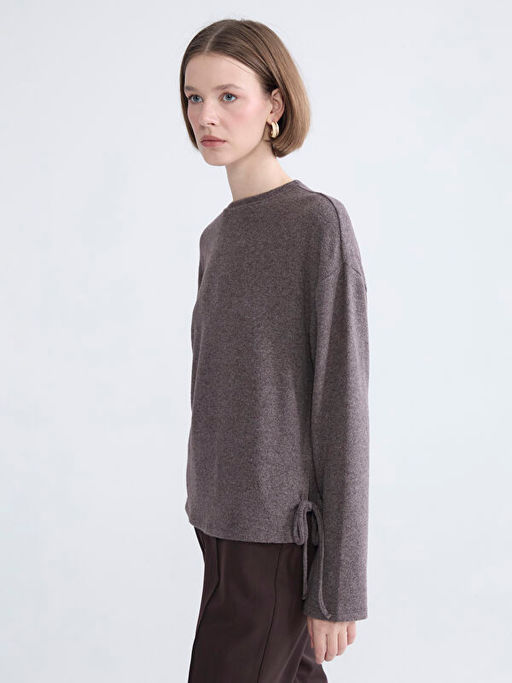 Bisiklet Yaka Kad?n Ti??rt