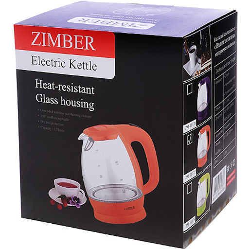 11176 Эл. чайник стекло 1,7л 2200Вт ZM (х6) - Mayer&boch фото 4