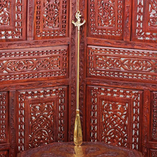 Ложка для обуви «Якорь с канатом», 52×5.5×1 см, латунь