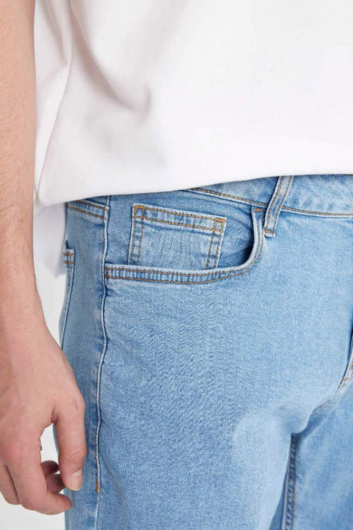 Pedro Slim Fit Джинсовые брюки узкого кроя с нормальной талией и узкими штанинами - Defacto фото 5