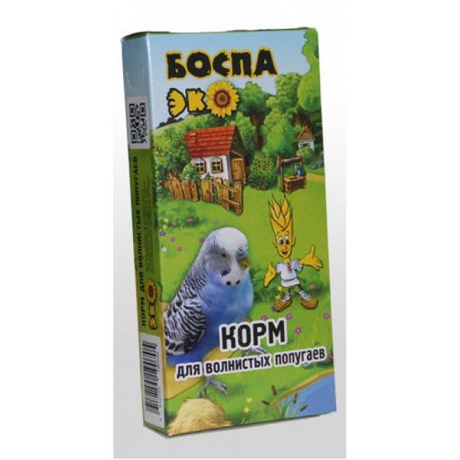 БОСПА ЭКО корм для волнистых попугаев 500 г.1/20