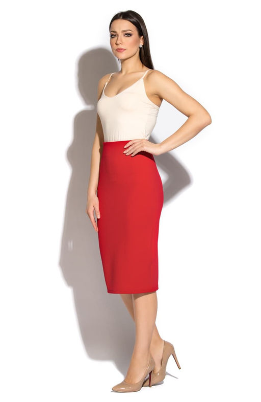 Юбка-карандаш красный - Donna saggia фото 2