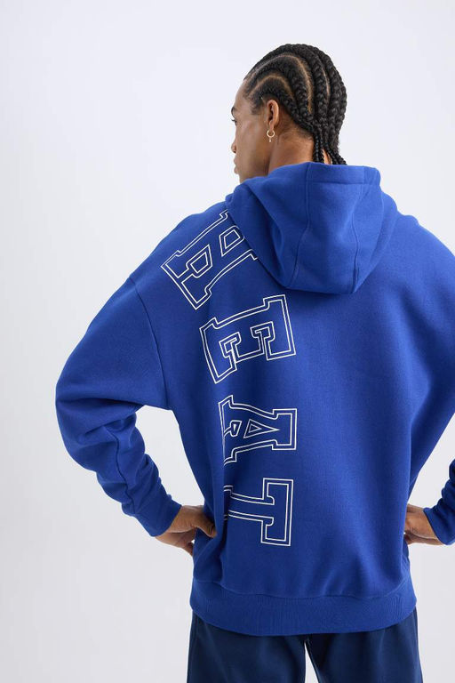 DeFactoFit Толстовка оверсайз с капюшоном NBA Miami Heat  фото 6