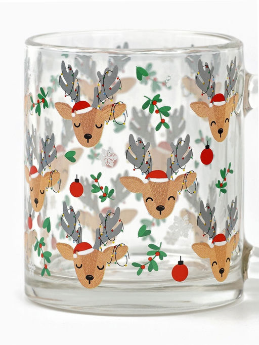 Кружка Милые олени с арт 9657814, 300 мл - Дорого внимание фото 3