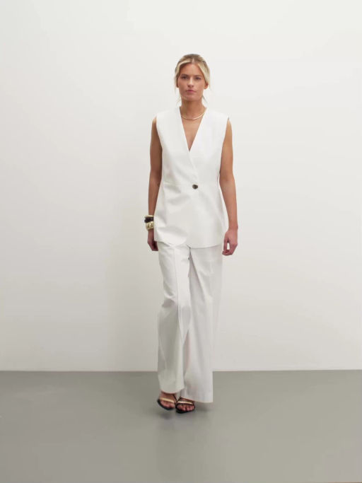 Брюки из тенселя и хлопка / Zarina  фото 2