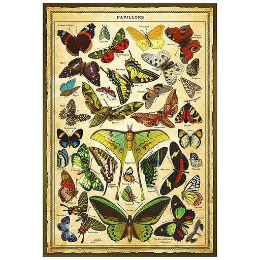 Пазлы 1500 Плакат "Бабочки"