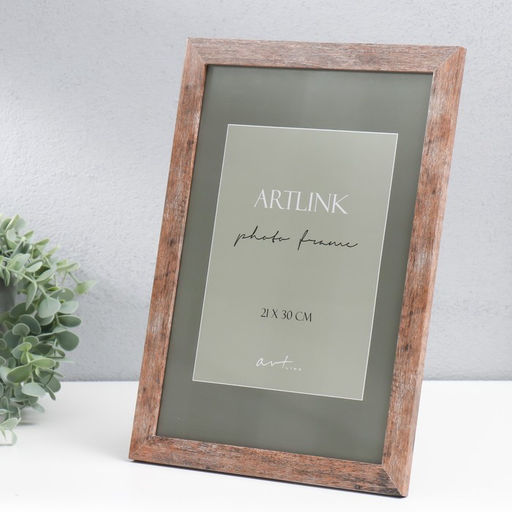 Фоторамка для фото 21×30 см Leon, МДФ, коричневый