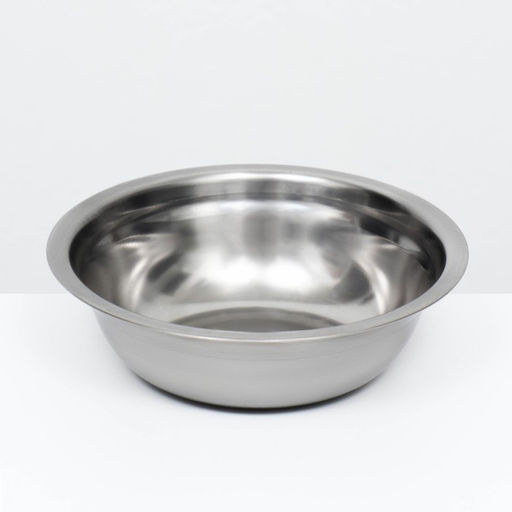 Цена за 2 шт. Миска металлическая эконом, 0.4 л, 15×4.5 см