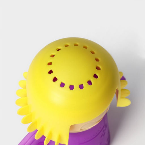 Устройство для чистки микроволновой печи Доляна, 10.5×8×13 см, пластик, фиолетовое