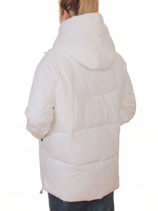 2387 WHITE Куртка зимняя женская (150 гр. холлофайбер)
