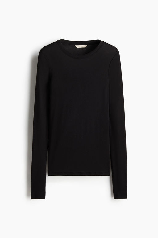 Top en punto de algod?n pima - H&m фото 4