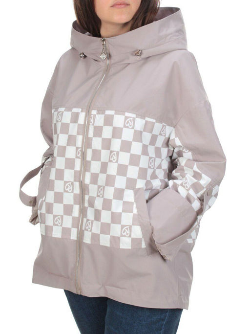 F8605 BEIGE Ветровка женская MARIA - Фабричный китай фото 3