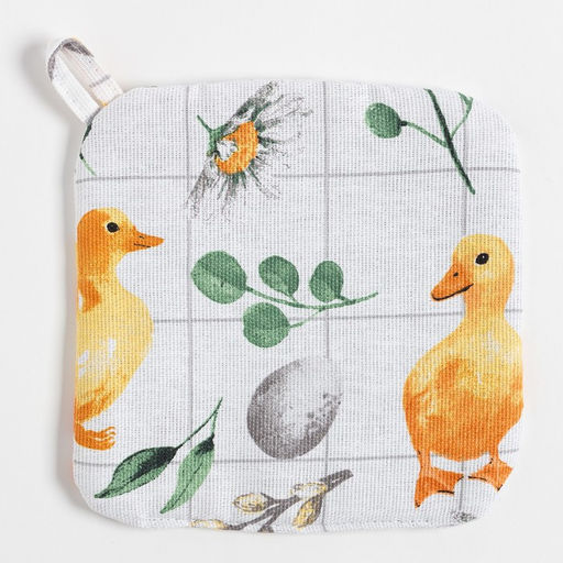 Прихватка Доляна Duckling 19х19 см, 100% хлопок, ватин 250 г/м2  фото 3