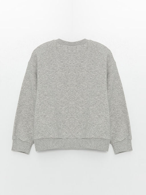 Bisiklet Yaka Basic Uzun Kollu K?z ?ocuk Sweatshirt - Waikiki фото 2
